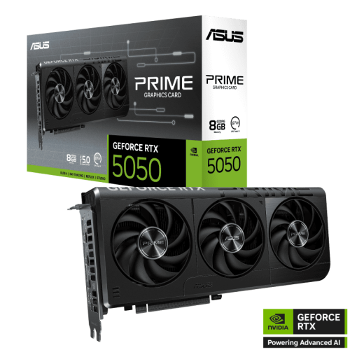 ASUS PRIME GeForce RTX 5050 8GB GDDR6 (PRIME-RTX5050-8G) Graphics Card