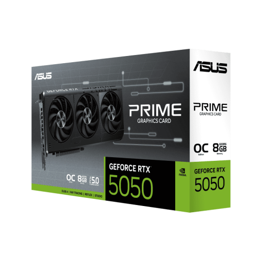 ASUS PRIME GeForce RTX 5050 OC 8GB GDDR6 (PRIME-RTX5050-O8G) Graphics Card