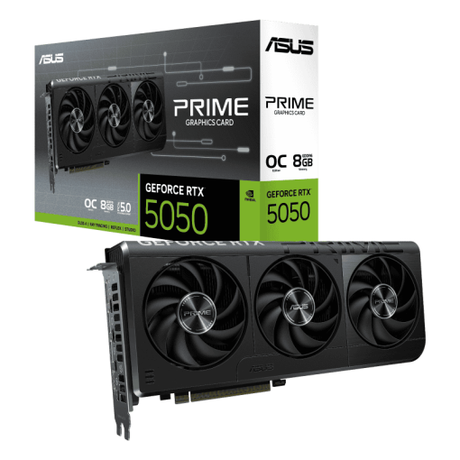 ASUS PRIME GeForce RTX 5050 OC 8GB GDDR6 (PRIME-RTX5050-O8G) Graphics Card