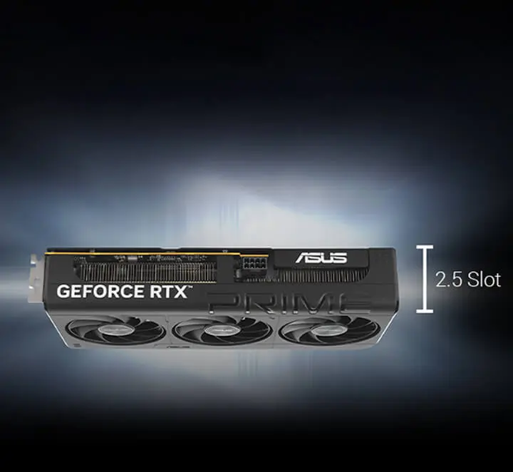ASUS PRIME GeForce RTX 5050 OC 8GB GDDR6 (PRIME-RTX5050-O8G) Graphics Card 26 slot design