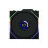 Lian Li UNI FAN TL120 LCD Wireless Single Black Fan (12TLLCD1W1B) - 1x 120mm fans, 2.4 GHz Wireless Signal for RGB & Fan Control