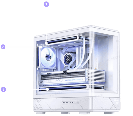 Jonsbo D200 Black One-Piece Glass Panel Micro-ATX Tower Case 46 14 2 1