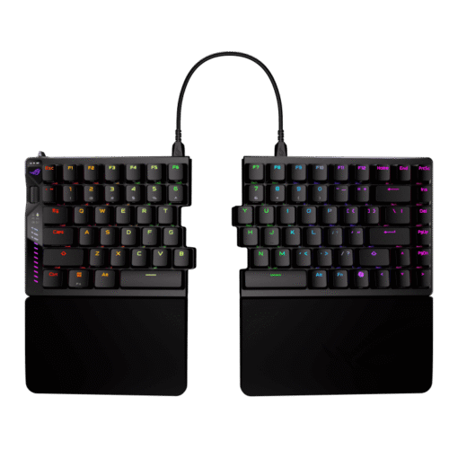 ASUS ROG Falcata Gaming Keyboard – Black, 75%, hot-swappable ROG HFX V2 Magnetic Switches, ROG Hall Sensor, Tri-mode, ROG SpeedNova 8K