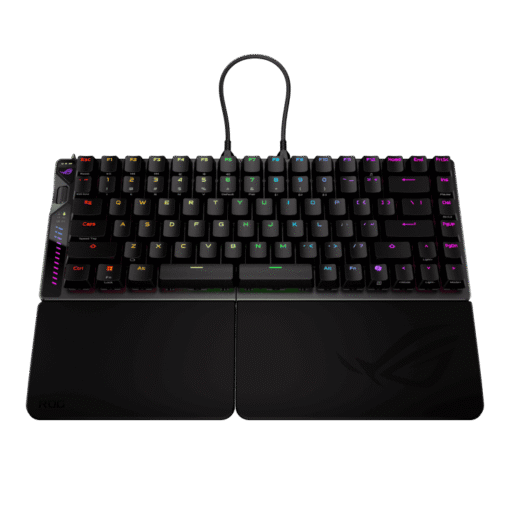 ASUS ROG Falcata Gaming Keyboard – Black, 75%, hot-swappable ROG HFX V2 Magnetic Switches, ROG Hall Sensor, Tri-mode, ROG SpeedNova 8K