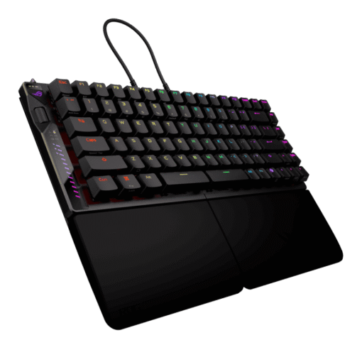 ASUS ROG Falcata Gaming Keyboard – Black, 75%, hot-swappable ROG HFX V2 Magnetic Switches, ROG Hall Sensor, Tri-mode, ROG SpeedNova 8K