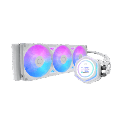 Cooler Master MASTERLIQUID 360 ATMOS II LCD White AIO Liquid CPU Cooler