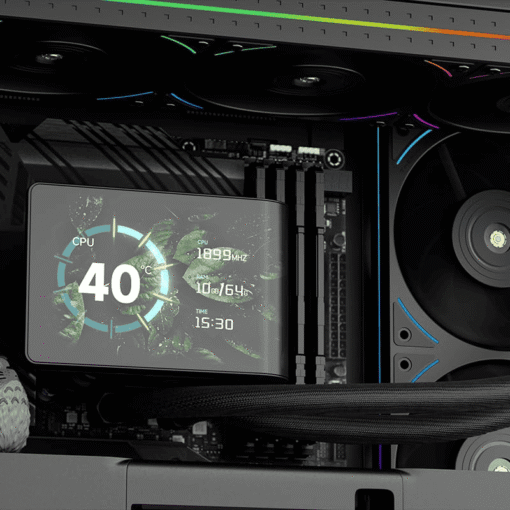 THERMALRIGHT Wonder Vision 360 UB ARGB Black AIO Liquid CPU Cooler - 6.67'' Curved Screen 3D Effect, 2150RPM TL-UB36 Fans
