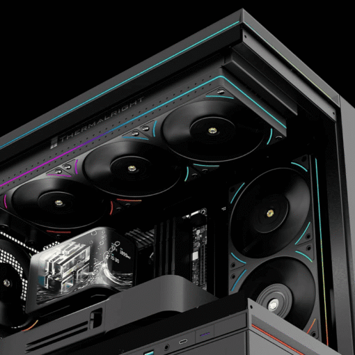 THERMALRIGHT Wonder Vision 360 UB ARGB Black AIO Liquid CPU Cooler - 6.67'' Curved Screen 3D Effect, 2150RPM TL-UB36 Fans