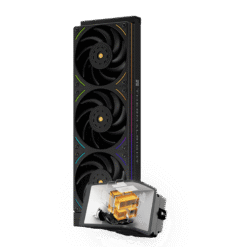 THERMALRIGHT Wonder Vision 360 UB ARGB Black AIO Liquid CPU Cooler - 6.67'' Curved Screen 3D Effect, 2150RPM TL-UB36 Fans