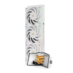 THERMALRIGHT Wonder Vision 360 UB ARGB White AIO Liquid CPU Cooler - 6.67'' Curved Screen 3D Effect, 2150RPM TL-UB36 Fans