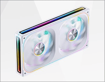 JONSBO ZA-360B Fan Case - 3in1, 120mm PWM 3Pin ARGB, 4-Sides Infinity Mirror 28 2 3