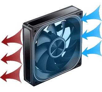 JONSBO ZA-360B Fan Case - 3in1, 120mm PWM 3Pin ARGB, 4-Sides Infinity Mirror 44 5 2