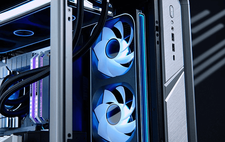 JONSBO ZA-360B Fan Case - 3in1, 120mm PWM 3Pin ARGB, 4-Sides Infinity Mirror 51 7 6