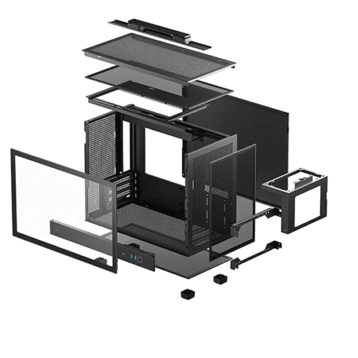 DEEPCOOL CH160 Plus Black Portable High Airflow M-ITX Case