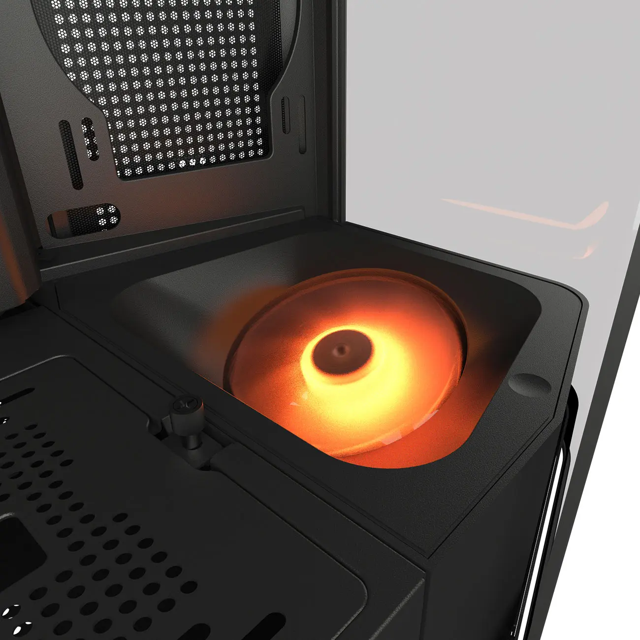 Cougar FV270 RGB Black Mid-Tower E-ATX Gaming Case - 4 Pre-installed Fans, BTF MB support 14 Cougar FV270 RGB Black Mid-Tower E-ATX Gaming Case - 4 Pre-installed Fans, BTF MB support