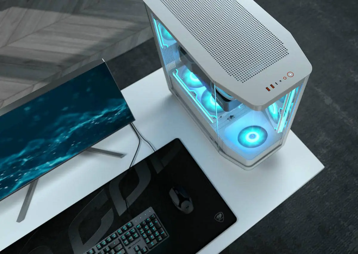 Cougar FV270 RGB Black Mid-Tower E-ATX Gaming Case - 4 Pre-installed Fans, BTF MB support 71 FV270 RGB pic 03