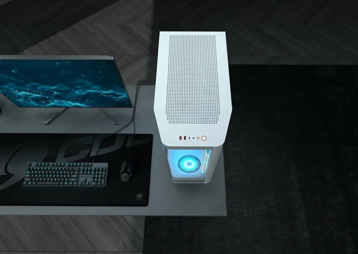 Cougar FV270 RGB Black Mid-Tower E-ATX Gaming Case - 4 Pre-installed Fans, BTF MB support 73 FV270 RGB pic 04