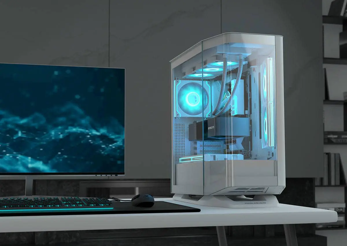 Cougar FV270 RGB Black Mid-Tower E-ATX Gaming Case - 4 Pre-installed Fans, BTF MB support 67 FV270 RGB pic 05