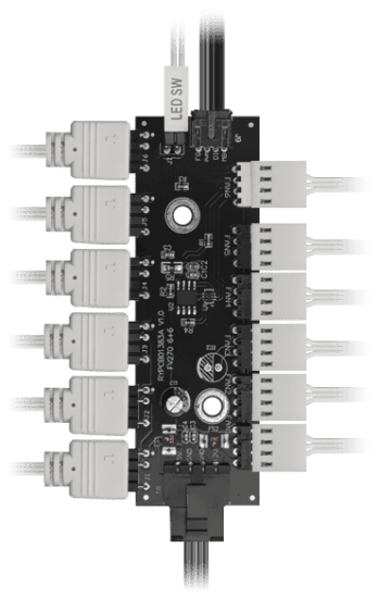 Cougar FV270 RGB Black Mid-Tower E-ATX Gaming Case - 4 Pre-installed Fans, BTF MB support 50 FV270 RGB section 04 349x550 1