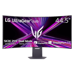 LG Ultragear 45GX950A-B Ultragear Gaming Monitor - 45 inch 5K2K WUHD(5120 x 2160), OLED16:9, Dual Mode 330Hz-165Hz, FreeSync, 0.03ms, G-sync Compatible