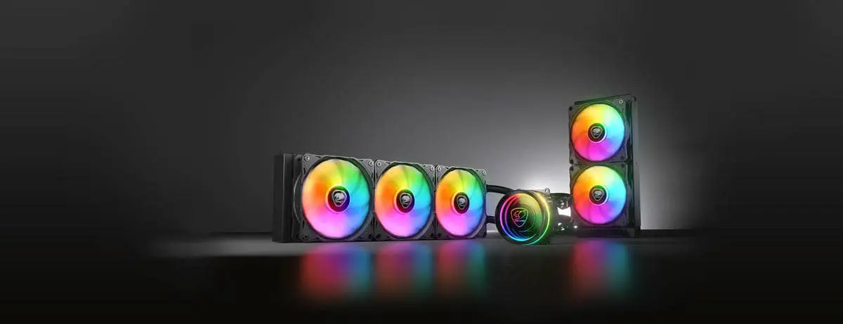 Cougar POSEIDON ELITE ARGB 360 AIO Liquid CPU Cooler - Black, 3x 120mm ARGB Fans 14 PoseidonEliteARGB banner 2
