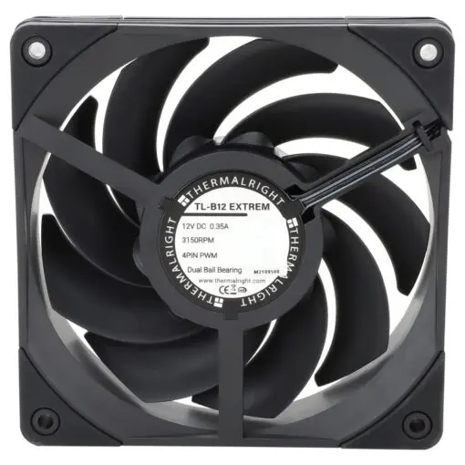 Thermalright TL-B12 Extrem Black Fan - 1x 120mm, 3150 RPM±10%