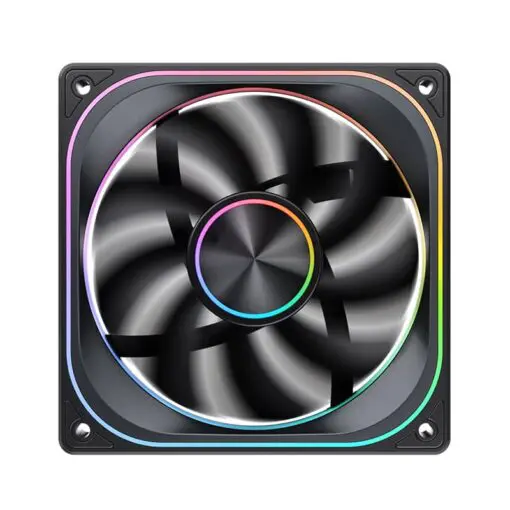 JONSBO ZA-120B Fan Case - 1x120mm PWM 3Pin ARGB, 4-Sides Infinity Mirror