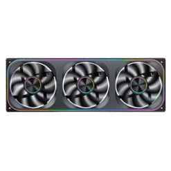 Meletrix Zoom65 EE V2 - Extra Back Plate Kit 26 JONSBO ZA-360B Fan Case - 3in1, 120mm PWM 3Pin ARGB, 4-Sides Infinity Mirror