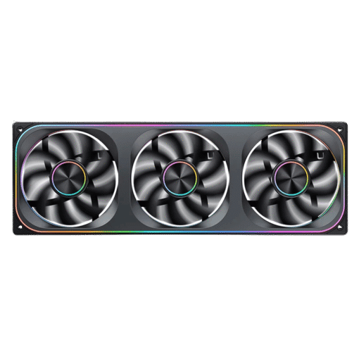 JONSBO ZA-360BR Fan Case - 3in1, 120mm PWM 3Pin ARGB Reverse Blade Silent, 4-Sides Infinity Mirror
