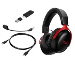HyperX Cloud III S Wireless Red (A59Z0AA) Gaming Headset 15 hyperx cloud iii s wireless red a59z0aa angle 8