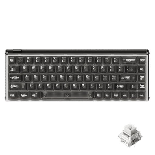 MelGeek Made68 Pro+ Phantom Gray Rapid Trigger 65%, Magnetic Switch Keyboard