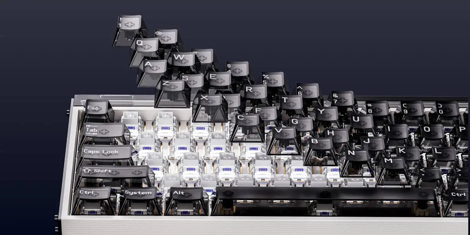MelGeek Made68 Pro+ Phantom Gray Rapid Trigger 65%, Magnetic Switch Keyboard 34 melgeek Made68 Pro 19