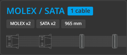 FSP VITA GD 850W Black, ATX 3.1 PCIe 5.1, 80 Plus Gold, Fully modular, PCIe 12V-2x6 PSU 44 vita gd cable 6