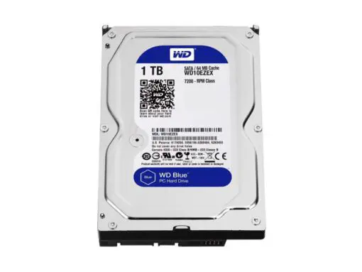 Western Digital Blue 1TB WD10EZEX HDD - 3.5 inch, 7200 RPM, 64MB Cache, SATA III