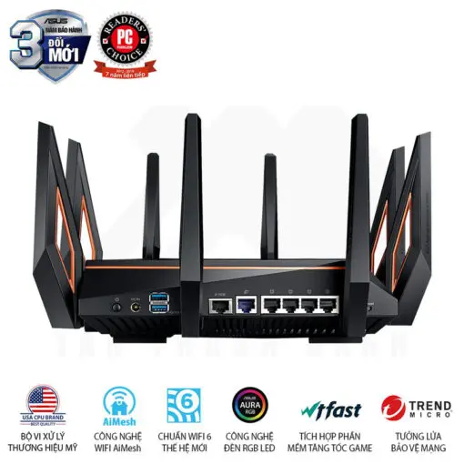 ASUS ROG Rapture GT AX11000 6000Mbps AiMesh MU MIMO 4