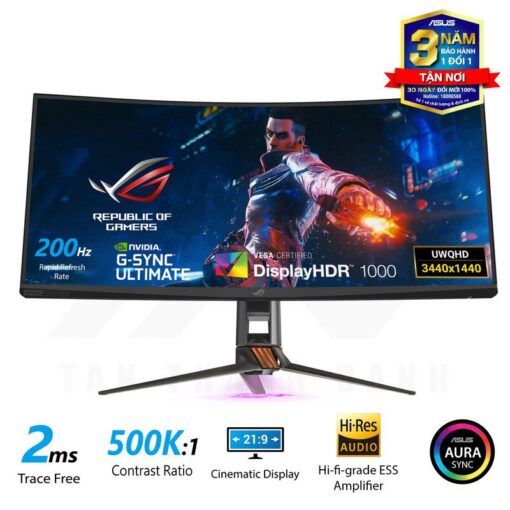 ASUS ROG Swift PG35VQ Curved Gaming Monitor 1