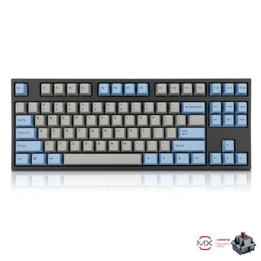 Leopold FC750R PD Grey Blue Keyboard Brown Switch