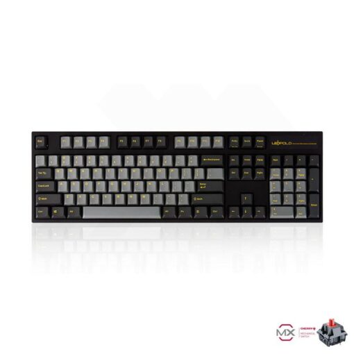 Leopold FC900R Ash Yellow Keyboard Red Switch