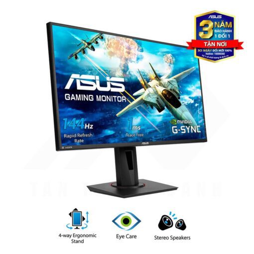 ASUS VG278Q Gaming Monitor 27 FHD 144Hz 1ms G SYNC Compatible Speakers 2