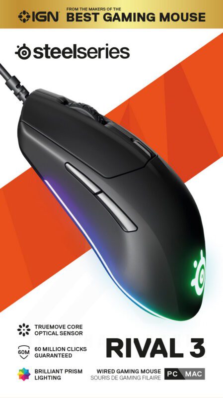 SteelSeries Rival 3 Gaming Mouse 4
