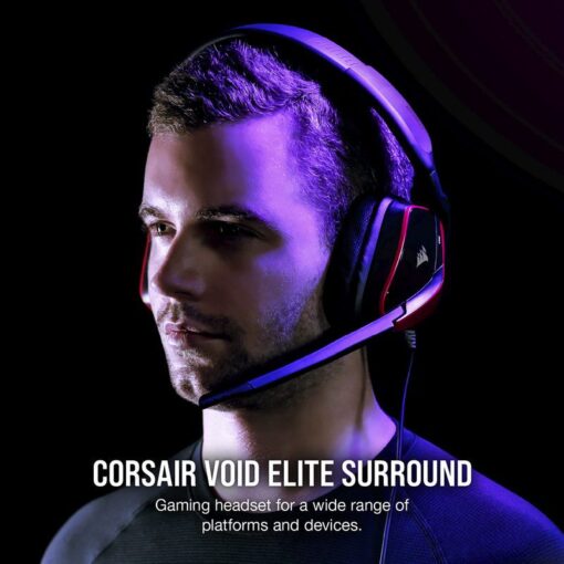 CORSAIR VOID ELITE Premium Gaming Headset Cherry 2