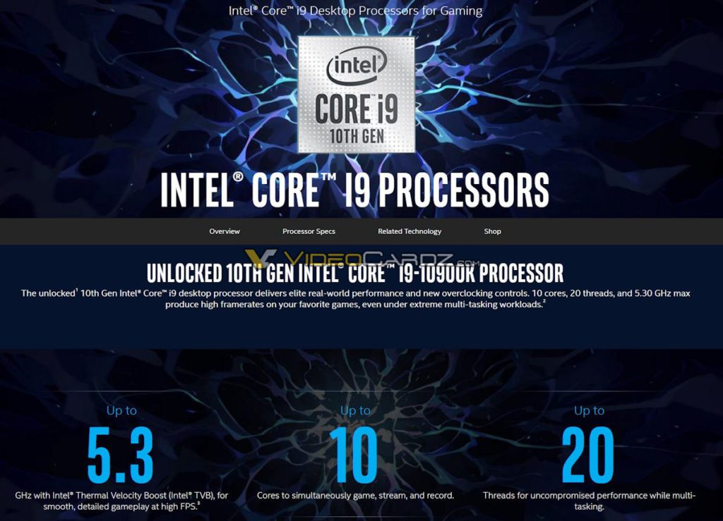 Intel Core i9 10900K Specs 1024x739 1