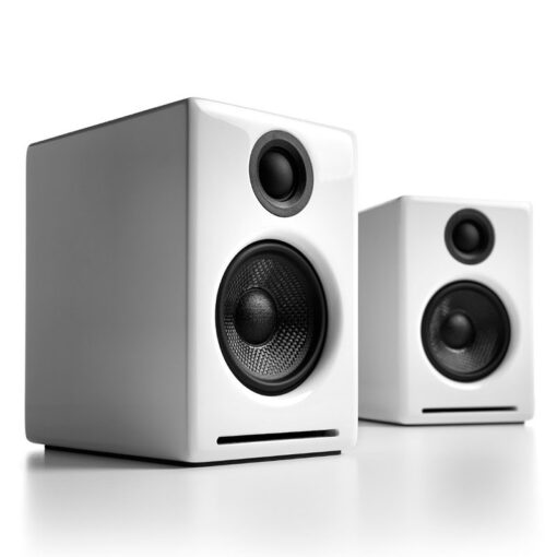 Audioengine A2 Wireless Speaker System – White 1