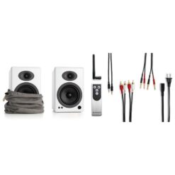 Audioengine A5 Wireless Speaker System – White 2