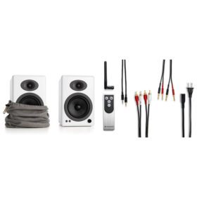 Audioengine A5 Wireless Speaker System – White 2