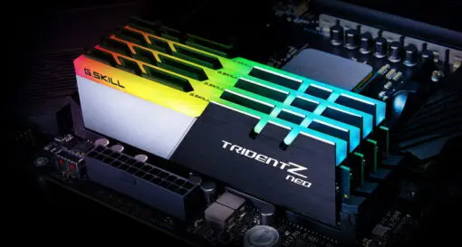 G.Skill Trident Z Neo RGB Memory Kit - Black, 64GB (2x32GB) DDR4, 3600MHz CL18 (F4-3600C18D-64GTZN)