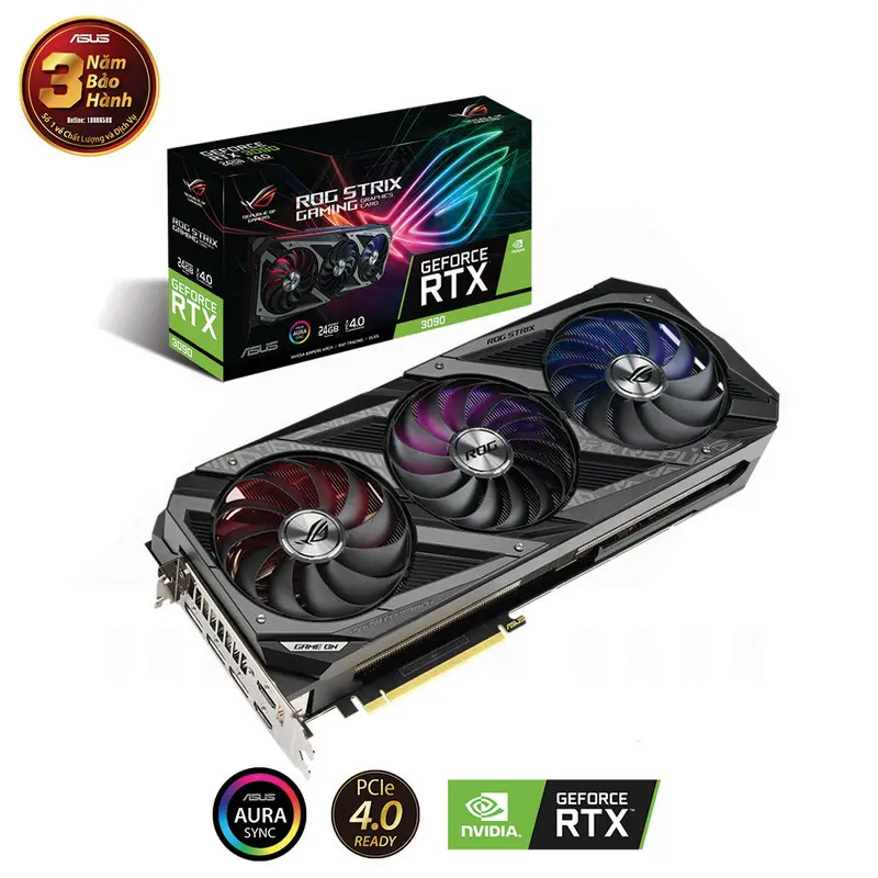 ASUS ROG Strix Geforce RTX 3090 24G Gaming Graphics Card 1