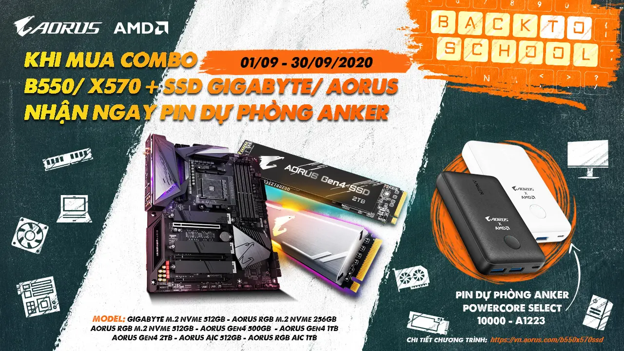 Gigabyte back to school 2020