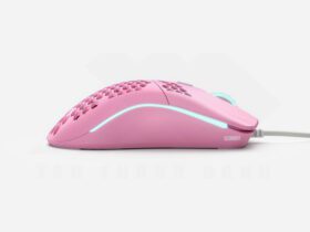 Glorious Model O Minus Gaming Mouse – Matte Pink 3