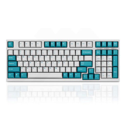 Leopold FC980M OE White Mint FC980M Summer Keyboard 1